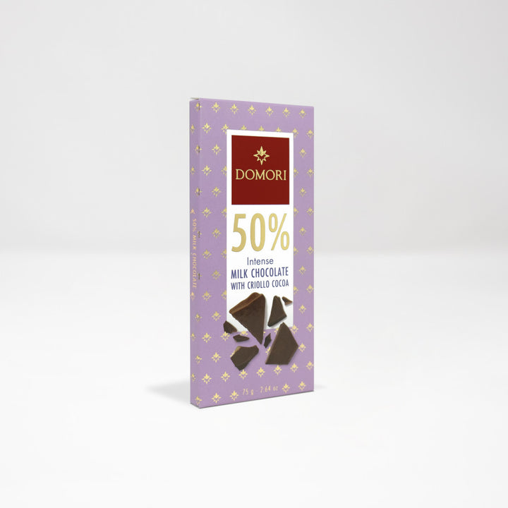 Domori 50% Criollo Milk Chocolate - 75g