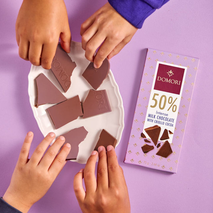 Domori 50% Criollo Milk Chocolate - 75g