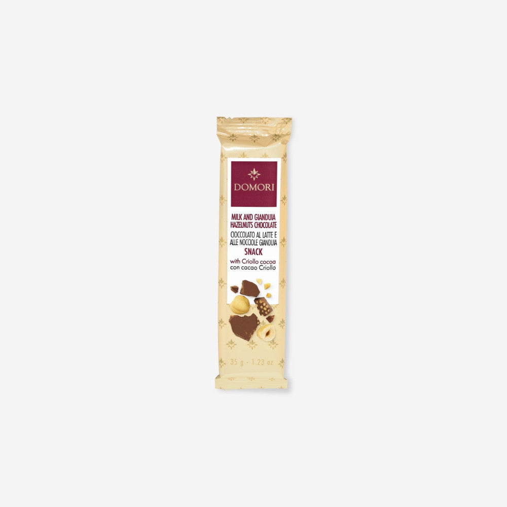 Domori Gianduja Chocolate and Hazelnuts Grains Snack - 35g